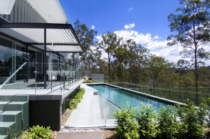 4. Kenmore house by Cottee Parker Architects with Frameless Glass Balustrade and Pool Fencing